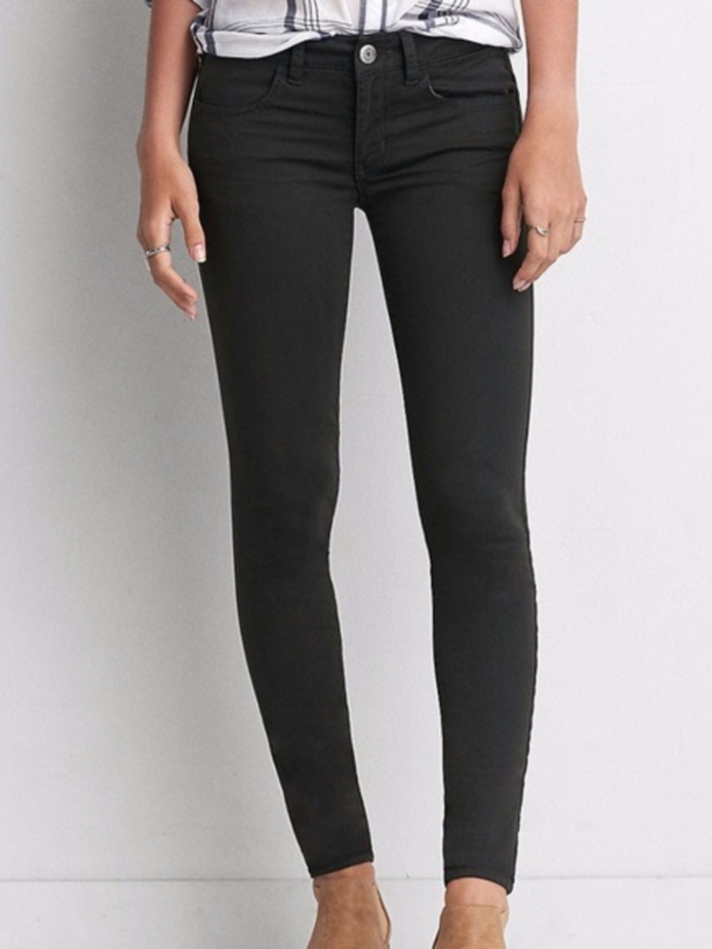 American Eagle Outfitters AEO Sateen Jegging Emerald